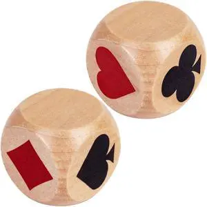 Double Trump Marker Dice Big Size 1.57''(4cm) Euchre Indicator,Trump Suit Dice,Wooden Cube,Lucky Cube,Great Tools for Euchre Pinochele Playing Cards,Great Gift for Bridge Cards Double Trump Marker Dice Big Size 1.57''(4cm) Euchre Indicator,Trump Suit Dice,Wooden Cube,Lucky Cube,Great Tools for Euchre Pinochele Playing Cards,Great Gift for Bridge Cards