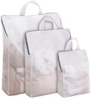 Mesh Laundry Bags for Delicates Reusable Durable Laundry Mesh Wash Bags Large Laundry Travel Bags for College Dorms Apartments Travel Storage Organizer Bag (3Pcs) Mesh Laundry Bags for Delicates Reusable Durable Laundry Mesh Wash Bags Large Laundry Travel Bags for College Dorms Apartments Travel Storage Organizer Bag (3Pcs)