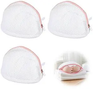 3PCS Bra Washing Bag,Bra Bag for Washing Machine,Mesh Wash Bag for Bras with Zipper,Large Laundry Bag for Bras Women Lingerie 3PCS Bra Washing Bag,Bra Bag for Washing Machine,Mesh Wash Bag for Bras with Zipper,Large Laundry Bag for Bras Women Lingerie