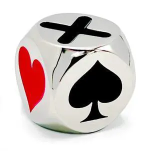 Premium Euchre Trump Marker, Silver Premium Euchre Trump Marker, Silver