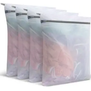 Laundry Bags Mesh Wash Bags,16"×20" Mesh Laundry Bags for Delicates, Laundry Bag for Delicates,Garment Bag for Washing Machine (Large,4 Pack) Laundry Bags Mesh Wash Bags,16"×20" Mesh Laundry Bags for Delicates, Laundry Bag for Delicates,Garment Bag for Washing Machine (Large,4 Pack)