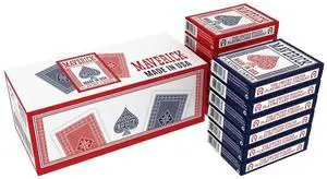 Playing Cards 12 Pack, Made in USA, New and Improved Quality, Standard Index, Red and Blue Decks, Bulk Playing Cards for Poker, Card Games, and Family Game Night Playing Cards 12 Pack, Made in USA, New and Improved Quality, Standard Index, Red and Blue Decks, Bulk Playing Cards for Poker, Card Games, and Family Game Night