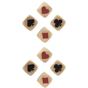 Wooden Trump Marker Dice 8pcs,Trump Indicator,Clear Big Size Euchre Cube,Great Tools for Euchre Pinochele Playing Cards,Make a Great Gift for Your Favorite Bridge Wooden Trump Marker Dice 8pcs,Trump Indicator,Clear Big Size Euchre Cube,Great Tools for Euchre Pinochele Playing Cards,Make a Great Gift for Your Favorite Bridge