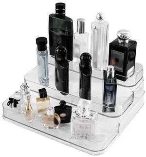3 Tier Acrylic Display Riser, Clear Perfume Organizer Stand, 10Inch Cupcake Stand Holder, Dessert Table Display Shelf, Skin Care Organizer Collectibles Display Stand for Decoration and Organizer 3 Tier Acrylic Display Riser, Clear Perfume Organizer Stand, 10Inch Cupcake Stand Holder, Dessert Table Display Shelf, Skin Care Organizer Collectibles Display Stand for Decoration and Organizer