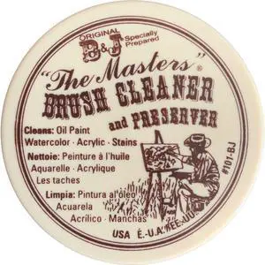 The Masters Brush Cleaner and Preserver Non-Toxic Cleans & Restores Art Paint Brushes Removes Acrylic, Oil & Watercolor Paint 2.5 oz The Masters Brush Cleaner and Preserver Non-Toxic Cleans & Restores Art Paint Brushes Removes Acrylic, Oil & Watercolor Paint 2.5 oz