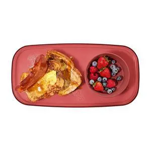dipware Small Serving Plate, Stackable & Removable Dip Bowl for Salsa, Queso, Salad, Olives, Dishwasher & Microwave Safe, Multipurpose Plate & Bowl, Red dipware Small Serving Plate, Stackable & Removable Dip Bowl for Salsa, Queso, Salad, Olives, Dishwasher & Microwave Safe, Multipurpose Plate & Bowl, Red