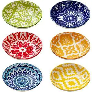 6 Pcs Ceramic Dipping Sauce Bowls, 3 oz Sauce Dishes Soy Sauce Dish,Small Bowl,Sauce Bowl,Sauce Plates Tiny Bowls for Condiments Sushi Dishes Soy Sauces Ketchup Snack Side Dishes - Set of 6 6 Pcs Ceramic Dipping Sauce Bowls, 3 oz Sauce Dishes Soy Sauce Dish,Small Bowl,Sauce Bowl,Sauce Plates Tiny Bowls for Condiments Sushi Dishes Soy Sauces Ketchup Snack Side Dishes - Set of 6
