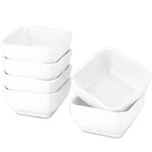 3 Oz Ceramic Dipping Bowls Set of 6, Porcelain Soy Sauce Dish - White Dip Bowls for Charcuterie Board Cups, Small Sauce Cups for Condiment Ketchup BBQ, Dipping Sauce Cups Dishwasher Safe 3 Oz Ceramic Dipping Bowls Set of 6, Porcelain Soy Sauce Dish - White Dip Bowls for Charcuterie Board Cups, Small Sauce Cups for Condiment Ketchup BBQ, Dipping Sauce Cups Dishwasher Safe