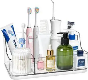 White Cosmetic Storage Box Dressing Table & Bathroom Counter Storage Lipstick & Brush Beauty Organizer Dressing Table Skincare Organizer Suitable for Bathroom, Living Room, and Kitchen Storage White Cosmetic Storage Box Dressing Table & Bathroom Counter Storage Lipstick & Brush Beauty Organizer Dressing Table Skincare Organizer Suitable for Bathroom, Living Room, and Kitchen Storage
