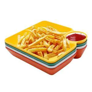 4 Pcs Veggie Platter Chips Dipping Dish L*W (7.28"*7.28") Serving Trays for Entertaining with Sauce Rack for Buffet Party Family Party (Mixed Colors) (Mixed Colors) 4 Pcs Veggie Platter Chips Dipping Dish L*W (7.28"*7.28") Serving Trays for Entertaining with Sauce Rack for Buffet Party Family Party (Mixed Colors) (Mixed Colors)