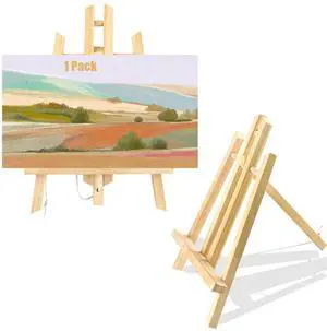 11.8" Wood Easels, Small Tabletop Display Stand, Tripod, Painting Party Easel, Kids Student Tabletop Easels for Painting, Portable Canvas Photo Picture Sign Holder 11.8" Wood Easels, Small Tabletop Display Stand, Tripod, Painting Party Easel, Kids Student Tabletop Easels for Painting, Portable Canvas Photo Picture Sign Holder