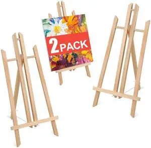 2PCS 17 Inch Desktop Easel, Party Easel, Wooden Easel - Versatile Tabletop Art Display Stand for Creative Projects and Events 2PCS 17 Inch Desktop Easel, Party Easel, Wooden Easel - Versatile Tabletop Art Display Stand for Creative Projects and Events