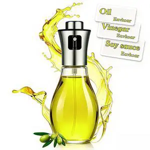 Olive Oil Fine Mist Spray Bottle - 6.7oz/200ml Cooking Sprayer for Air Fryer, Salad, Grilling & Frying - Kitchen Essential Tool304 Stainless Steelwith 3D stickers Olive Oil Fine Mist Spray Bottle - 6.7oz/200ml Cooking Sprayer for Air Fryer, Salad, Grilling & Frying - Kitchen Essential Tool304 Stainless Steelwith 3D stickers