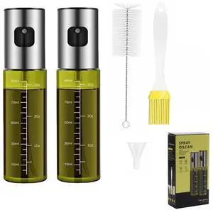 2 Pcs Oil Sprayer For Cooking,Olive Oil Sprayer,Light-Proof 100ml Food Oil Dispenser For Kitchen,For Kitchen Gadgets, Air Fryer,Salad, Frying,Bbq 2 Pcs Oil Sprayer For Cooking,Olive Oil Sprayer,Light-Proof 100ml Food Oil Dispenser For Kitchen,For Kitchen Gadgets, Air Fryer,Salad, Frying,Bbq