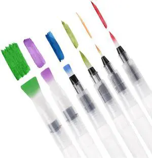 Watercolor Brush Pens, 6 pcs Watercolor Brush Pens, 6 pcs