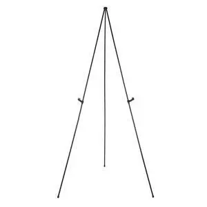 Easel Display Stand, Instant Floor Poster, Lightweight, Collapsible and Portable with Tripod Base, Black Steel (supports 5 pounds) Easel Display Stand, Instant Floor Poster, Lightweight, Collapsible and Portable with Tripod Base, Black Steel (supports 5 pounds)