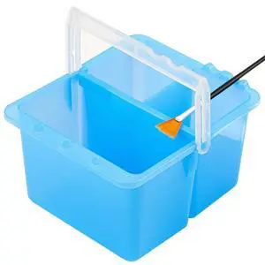 Brush Washing Bucket, Plastic Double Detachable Pen Cleaner, Watercolor Art Paint Storage, Multifunction Paint Brush Washing Bucket with Handle for Watercolor Outdoor Indoor Painting (Blue) Brush Washing Bucket, Plastic Double Detachable Pen Cleaner, Watercolor Art Paint Storage, Multifunction Paint Brush Washing Bucket with Handle for Watercolor Outdoor Indoor Painting (Blue)