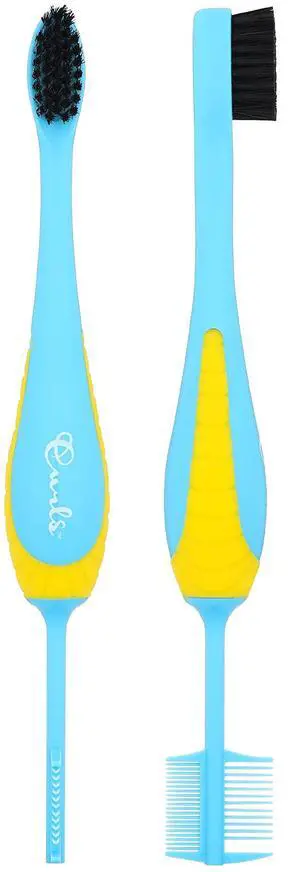 Styling Tools 3-in-1 Edge Slayer Brush - Smooth and Swoop Flyaways - Define and Design Baby Hairs - For All Curl Types, 1CT Styling Tools 3-in-1 Edge Slayer Brush - Smooth and Swoop Flyaways - Define and Design Baby Hairs - For All Curl Types, 1CT