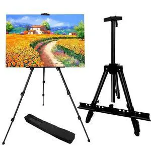 Easel Stand for Sign and Painting: Art Portable Adjustable Metal Tripod Easels for Display Height from 17 to 66 Inch -Canvas Stand for Table-Top/Floor Paint - Gifts for Teens Art Supplies Easel Stand for Sign and Painting: Art Portable Adjustable Metal Tripod Easels for Display Height from 17 to 66 Inch -Canvas Stand for Table-Top/Floor Paint - Gifts for Teens Art Supplies