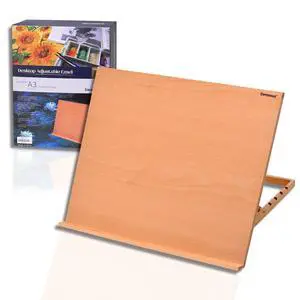 A3 Extra Large Adjustable Tabletop Painting Easel, 16.5 inch by 12.6 inch, Drawing and Sketching Board, Book Holder, Book Stands, Tilt Height Adjustable, Portable Easel Stand A3 Extra Large Adjustable Tabletop Painting Easel, 16.5 inch by 12.6 inch, Drawing and Sketching Board, Book Holder, Book Stands, Tilt Height Adjustable, Portable Easel Stand