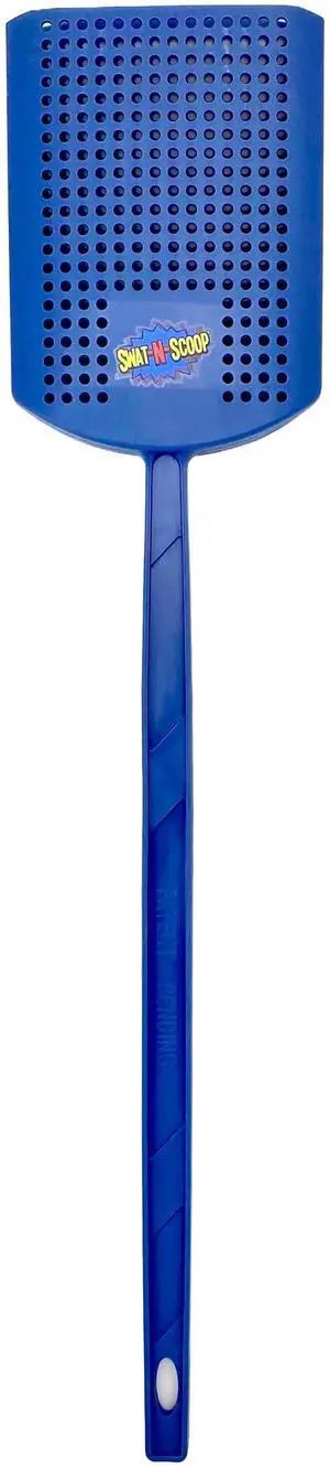 Heavy Duty Fly Swatter and Spider Catcher and Release. Insect Fly Catchers for Inside Home. House Fly Swatter or Humane Bug Catcher with Built in Insect Scoop. (1, Blue) Heavy Duty Fly Swatter and Spider Catcher and Release. Insect Fly Catchers for Inside Home. House Fly Swatter or Humane Bug Catcher with Built in Insect Scoop. (1, Blue)