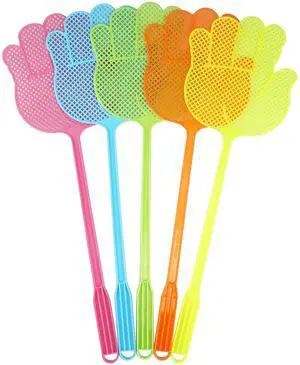 Fly Swatter - Funny Hand Shaped Fly Swatters - Durable -Colorful Manual Flyswatter Plastic Bug Swatters for Home Indoor Outdoor Classroom Office 5 Pack Fly Swatter - Funny Hand Shaped Fly Swatters - Durable -Colorful Manual Flyswatter Plastic Bug Swatters for Home Indoor Outdoor Classroom Office 5 Pack