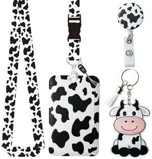 Id Badge Holder with Lanyard,Retractable Lanyards for Id Badges Breakaway Lanyards for Id Badges Lanyard with Retractable Reel Milk Cow Color Lanyards for ID Badges Milk Cow Keychain Id Badge Holder with Lanyard,Retractable Lanyards for Id Badges Breakaway Lanyards for Id Badges Lanyard with Retractable Reel Milk Cow Color Lanyards for ID Badges Milk Cow Keychain