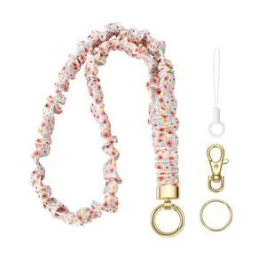 Stretchy Lanyard for ID Badges,Teacher Lanyard for Keys, Cute Neck Lanyard for Women (Little Daisy) Stretchy Lanyard for ID Badges,Teacher Lanyard for Keys, Cute Neck Lanyard for Women (Little Daisy)