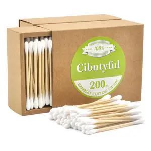 Cotton Swabs 400 count Double Round Tips Cotton Swabs With Strong wooden Sticks Ear Swabs Cotton Sticks with 3.0 Inch Bamboo Stick Cotton Swabs 400 count Double Round Tips Cotton Swabs With Strong wooden Sticks Ear Swabs Cotton Sticks with 3.0 Inch Bamboo Stick