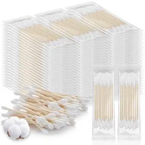 Cotton Swabs Travel Size,Individually Wrapped Cotton Swabs Bulk 10 Pcs Per Pack,Double Tipped Wood Stick Cotton Swabs,Cotton Buds for Ear Make Up Hotel Daily Cleaning Pet Care Arts Crafts 50 Cotton Swabs Travel Size,Individually Wrapped Cotton Swabs Bulk 10 Pcs Per Pack,Double Tipped Wood Stick Cotton Swabs,Cotton Buds for Ear Make Up Hotel Daily Cleaning Pet Care Arts Crafts 50
