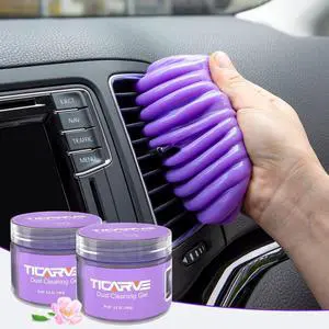 2Pack Cleaning Gel for Car Putty Car Vent Cleaner Cleaning Putty Gel Auto Tools Car Interior Cleaner Dust Mud for Cars and Keyboard Cleaner Slime Purple (320g/11.2oz) 2Pack Cleaning Gel for Car Putty Car Vent Cleaner Cleaning Putty Gel Auto Tools Car Interior Cleaner Dust Mud for Cars and Keyboard Cleaner Slime Purple (320g/11.2oz)