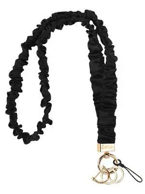 Stretchy Scrunchie Lanyard for ID Badges & Keys, Teacher Neck Lanyard with Retractable Keychain Cute & Durable for Women (Classic Black) Stretchy Scrunchie Lanyard for ID Badges & Keys, Teacher Neck Lanyard with Retractable Keychain Cute & Durable for Women (Classic Black)