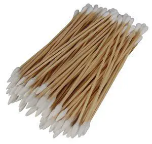 (Tapered and Regular Tip) Type-III 100pc Gun Cleaning 6 Inch Double Sided Cotton Swabs (Tapered and Regular Tip) Type-III 100pc Gun Cleaning 6 Inch Double Sided Cotton Swabs