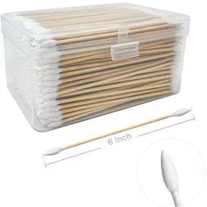 400 (800 Tips) 6-Inch Precision Gun Cleaning Swabs - Lint-Free Double-Ended Cotton Swabs for Gun Cleaning, Makeup & Electronics 400 (800 Tips) 6-Inch Precision Gun Cleaning Swabs - Lint-Free Double-Ended Cotton Swabs for Gun Cleaning, Makeup & Electronics