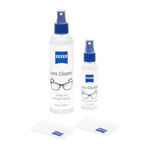 Lens Cleaning Kit- 8 oz. & 2 oz. Bottles of Lens Cleaner, 2 Microfiber Cleaning Cloths Lens Cleaning Kit- 8 oz. & 2 oz. Bottles of Lens Cleaner, 2 Microfiber Cleaning Cloths