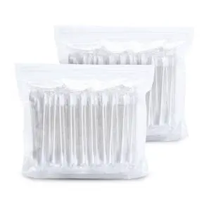 Cotton Swabs, Individually Wrapped Cotton Buds, 200 Count Biodegradable Cotton Tip Applicator Suitable for Ear, Beauty Care, Cleaning, Make-upRound and Pointed Shape Cotton Heads Cotton Swabs, Individually Wrapped Cotton Buds, 200 Count Biodegradable Cotton Tip Applicator Suitable for Ear, Beauty Care, Cleaning, Make-upRound and Pointed Shape Cotton Heads