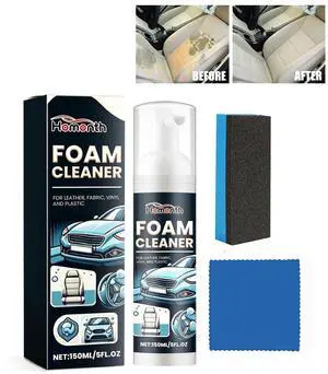 5 OZ (150 ml) Car Multi-Purpose Foam Cleaner, Interior Cleaner, Car Interior Ceiling Leather Seat Power Foam Cleaning 5 OZ (150 ml) Car Multi-Purpose Foam Cleaner, Interior Cleaner, Car Interior Ceiling Leather Seat Power Foam Cleaning