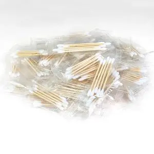Travel Cotton Swabs, Individually Wrapped, 500 Count Bulk, Sterile Double Round Tip Soft Cotton Buds with Durable Bamboo Sticks for Ear Cleaning, Hygiene, Beauty & Makeup, Pet Care Travel Cotton Swabs, Individually Wrapped, 500 Count Bulk, Sterile Double Round Tip Soft Cotton Buds with Durable Bamboo Sticks for Ear Cleaning, Hygiene, Beauty & Makeup, Pet Care