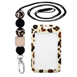 ID Badge Holder with Silicone Beaded Breakaway Lanyard Positivity Necklace Lanyards Name Tag Badge Holder for Women Nurses Office School Vertical Teacher Key Chain ID Badge Holder with Silicone Beaded Breakaway Lanyard Positivity Necklace Lanyards Name Tag Badge Holder for Women Nurses Office School Vertical Teacher Key Chain