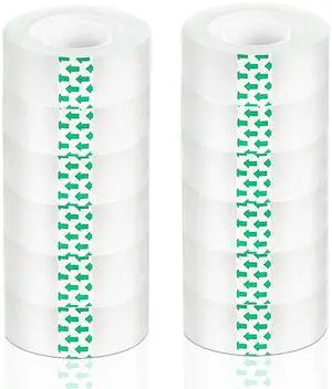 12 Rolls Transparent Tape Refills, Clear Tape, Gift Wrap Tape 3/4 Inch x 1000 Inch, Clear Tape Refill Rolls for Gift Wrapping, Home, School Office Supplies 12 Rolls Transparent Tape Refills, Clear Tape, Gift Wrap Tape 3/4 Inch x 1000 Inch, Clear Tape Refill Rolls for Gift Wrapping, Home, School Office Supplies