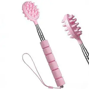 Back Scratcher for Women, Extendable Pink Back Scratcher with Double Sided Head, Stocking Stuffers Mothers Day Gifts Christmas Birthday Gifts for Women Mom Back Scratcher for Women, Extendable Pink Back Scratcher with Double Sided Head, Stocking Stuffers Mothers Day Gifts Christmas Birthday Gifts for Women Mom