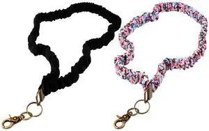 2 Pack Scrunchie Lanyards for ID Card and Keys Scrunchy Cute Neck Keychain With Clip Closure Retractable Breakaway scrunchie Lanyard Stretchy Lanyards for Teachers, Nurse Cruise Ship, 2 Styles 2 Pack Scrunchie Lanyards for ID Card and Keys Scrunchy Cute Neck Keychain With Clip Closure Retractable Breakaway scrunchie Lanyard Stretchy Lanyards for Teachers, Nurse Cruise Ship, 2 Styles