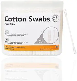 500pcs Mini Cotton Swabs with Paper Stick,Spiral/Round Cotton Bud,Tiny Cotton Head for Personal Care and Cleaning 500pcs Mini Cotton Swabs with Paper Stick,Spiral/Round Cotton Bud,Tiny Cotton Head for Personal Care and Cleaning