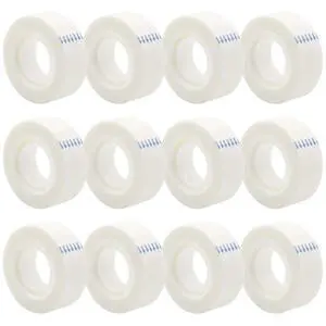12 Rolls Matte Adhesive Tape, Matte Finish Invisible Tape, Foggy Translucent Tape Great for Correction and Labeling, Compatible with Standard Tape Dispenser, 0.7 in x 1000 Inches 12 Rolls Matte Adhesive Tape, Matte Finish Invisible Tape, Foggy Translucent Tape Great for Correction and Labeling, Compatible with Standard Tape Dispenser, 0.7 in x 1000 Inches