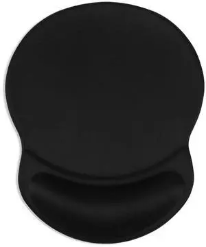 Ergonomic Mouse Pad with Gel Wrist Rest Support Gaming Small Wrist Rest Smooth Surface Non-Slip PU Base Comfortable Office Supplies Pain Relief, 8.7 x 7.2 inches, Black Ergonomic Mouse Pad with Gel Wrist Rest Support Gaming Small Wrist Rest Smooth Surface Non-Slip PU Base Comfortable Office Supplies Pain Relief, 8.7 x 7.2 inches, Black