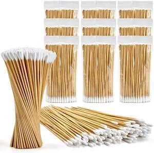 1000PCS 6" Cotton Swabs - Long Cotton Swab with Bamboo Sticks - Lint Free, Highly Absorbent Single Tipped Applicators for Makeup, Pet Care, Home Cleaning 1000PCS 6" Cotton Swabs - Long Cotton Swab with Bamboo Sticks - Lint Free, Highly Absorbent Single Tipped Applicators for Makeup, Pet Care, Home Cleaning
