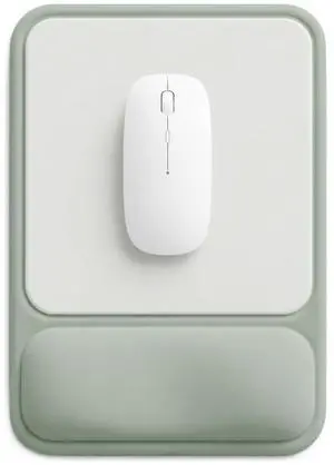 Ergonomic Mouse Pad with Wrist Rest, Gel Mousepad with Soft Wrist Support, Non-Slip PU Base, Smooth Surface Mouse Pad for Wrist Pain Relief, Computer Laptop Office Home & Gaming (Sage Green) Ergonomic Mouse Pad with Wrist Rest, Gel Mousepad with Soft Wrist Support, Non-Slip PU Base, Smooth Surface Mouse Pad for Wrist Pain Relief, Computer Laptop Office Home & Gaming (Sage Green)