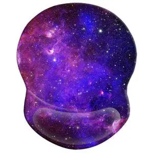 Mouse Pad with Gel Wrist Support and Non-Slip Base - Pain Relief Ergonomic Wrist Rest Mouse Pad for Working & Gaming, Home & Office Desk Accessories Gaming (Nebula) Mouse Pad with Gel Wrist Support and Non-Slip Base - Pain Relief Ergonomic Wrist Rest Mouse Pad for Working & Gaming, Home & Office Desk Accessories Gaming (Nebula)
