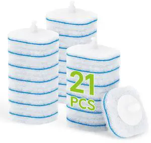 Toilet Bowl Cleaner Wand Refills Compatible with CLOROX, 21 Count Disposable Toilet Brush Refills, Replacement Heads for Toilet Cleaning System Toilet Bowl Cleaner Wand Refills Compatible with CLOROX, 21 Count Disposable Toilet Brush Refills, Replacement Heads for Toilet Cleaning System