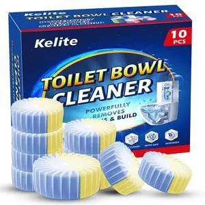 Automatic Toilet Bowl Cleaner Tablets, 10 Pack Long-Lasting Toilet Tank Cleaner for Bathroom, Blue Water Freshener, Prevents Stains & Odor, Safe for All Toilets - 10 Pack (Yellow+Blue) Automatic Toilet Bowl Cleaner Tablets, 10 Pack Long-Lasting Toilet Tank Cleaner for Bathroom, Blue Water Freshener, Prevents Stains & Odor, Safe for All Toilets - 10 Pack (Yellow+Blue)